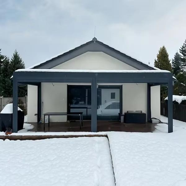 Versatile Retractable Canopy Aluminum Gazebo Weather Resistant and Durable for Outdoor Spaces