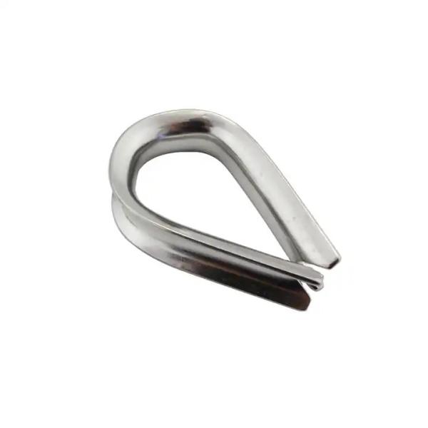 Boat Hardware Fitting Stainless Steel Cable Wire Rope Thimble with Precision Casting