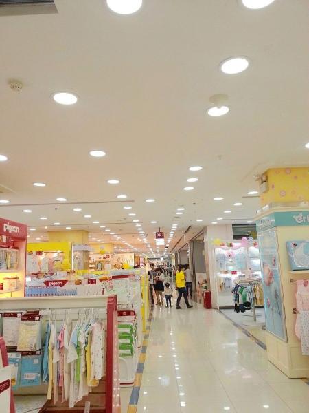 Aluminum Round Led Ceiling Panel 5W / 6W , 2700K - 6500K , Samsung LED Chips 5630