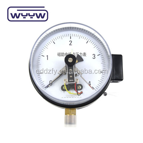 4-inch Electric Contact Pressure Gauge with 0-0.6MPa Range and Switch Gauge Combo