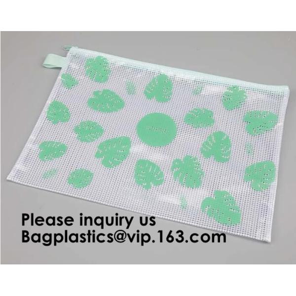 Mesh Bag/Zipper /Mesh Pouch/File,Promotional Plastic Mesh Clear File Bag With Zipper,Jewellery Gift Clear Mesh Pouch