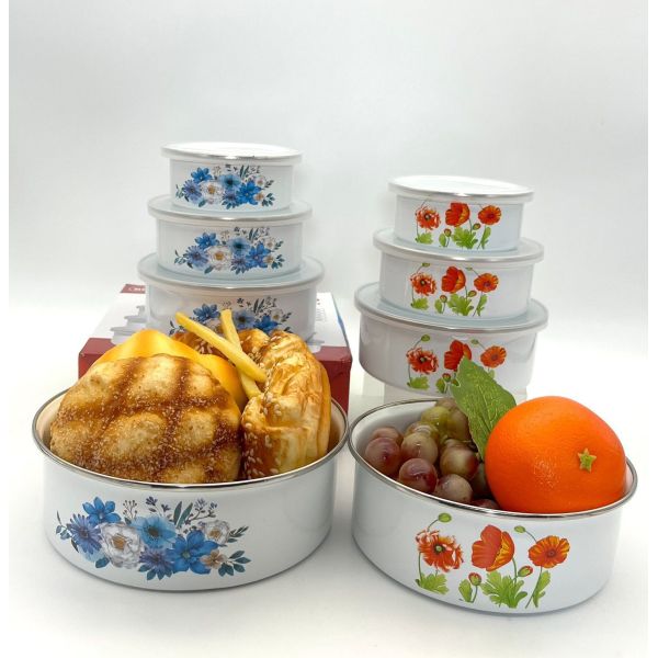 Thickness 0.5mm Durable Nesting Mixing Bowl Set Storage Bowl Set of 5 Designed to Support Baking Mixing Serving Prepping