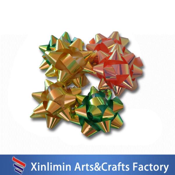 Customized Custom Style Ribbon Bow With Elastic Loop 2016 Logo and Rotary Printing