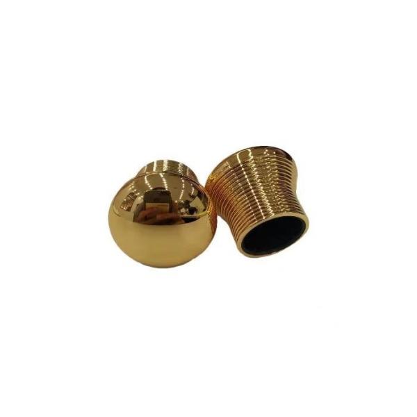 Shiny Surface Zinc Alloy Perfume Bottle Caps For Glass Bottle Perfume