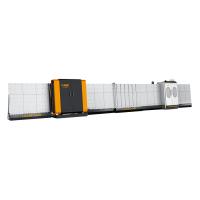 Linha de vidro de isolamento automática vertical máquina de vidraria da produção da vitrificação dobro