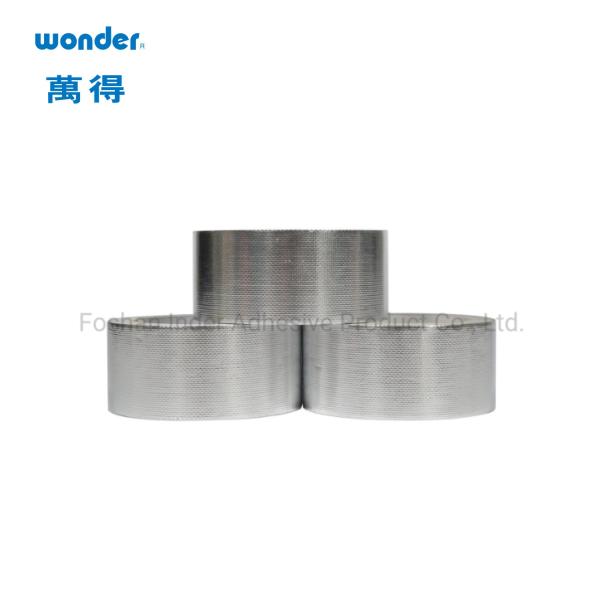 Matte Silver Aluminum Foil Tape Single Sided Waterproof High Temperature Proof
