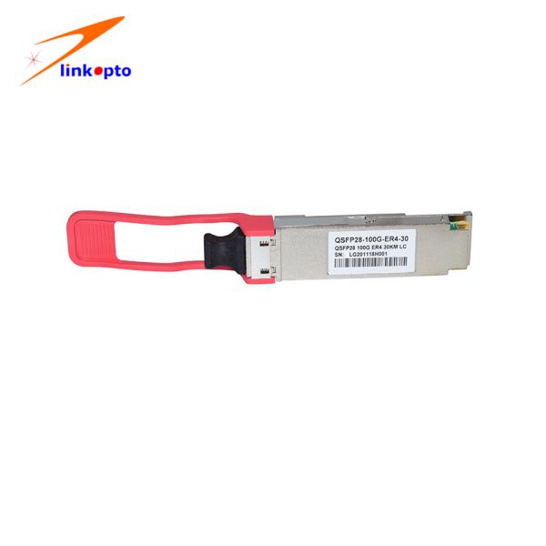 FECのない30KM 100G QSFP28 ER4ライトの光学トランシーバー