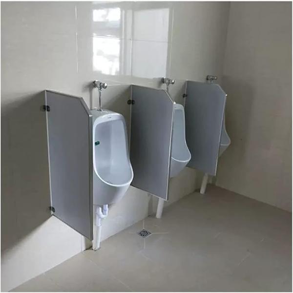 Factory Stainless Steel Wall-Mounted Urinal Partition, Men's Urinal Privacy Screen Waterproof Baffle, Toilet Protection Divider for Schools kindergartens Shopping