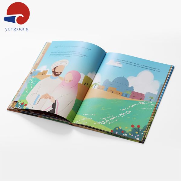 Matte Paper Paperback Picture Books Hardcover Sewing Binding Book 216*279MM