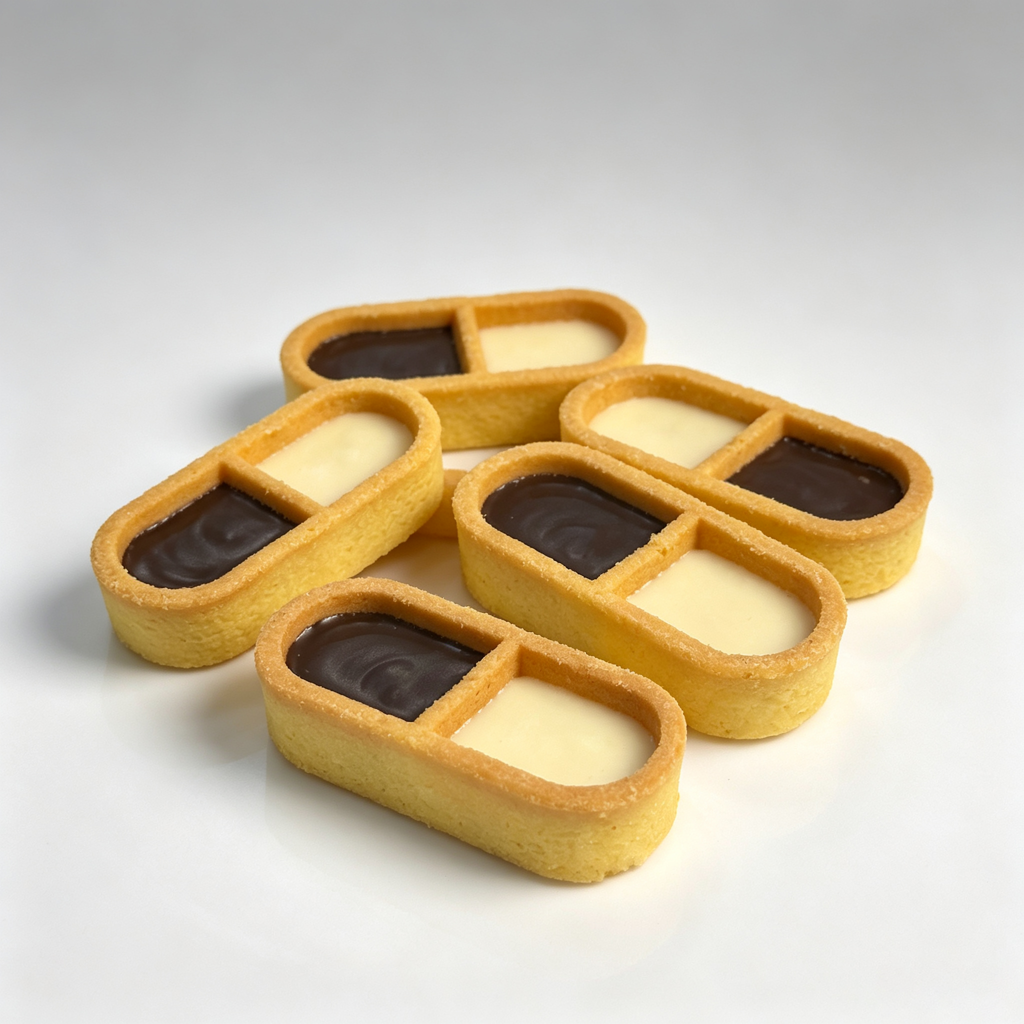 Crispy Layered Taste Amton Dark Chocolate Filled Cookies Low Additive Daily