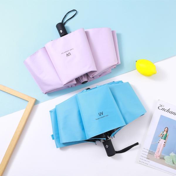 Anti-UV Protection 3-Fold Automatic Open Umbrella in Customized Color for Any Weather