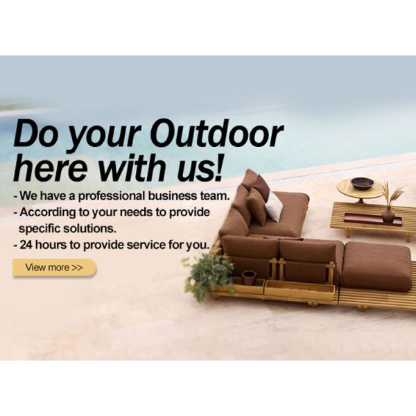 Outdoor Rope Woven Sectional Patio Furniture L-Shaped Conversation Sofa Set Chaise Lounge Right