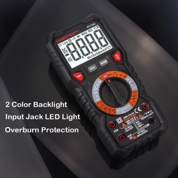 HT118C Automatic Digital Multimeter 1000V Resistance Capacitance Double Color Back Light