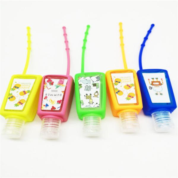 Slim 30ml 1oz Hand Sanitizer With Silicone Holder