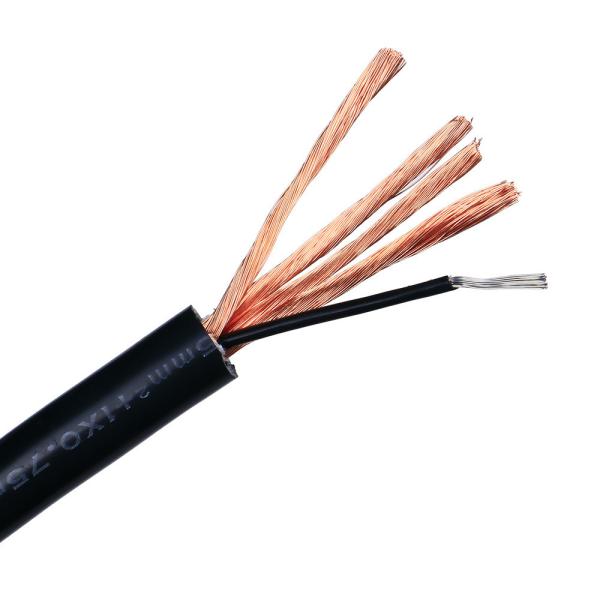 2468 VW-1 80°C 300V 22AWGx2C Flat Ribbon Wire UL2468 2 Core PVC Speaker Cable