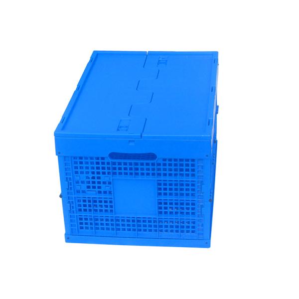 Bulk Totes Plastic Crate Reusable Collapsible Crate Plastic Container Compact When Folded Crate for Convenient Storage