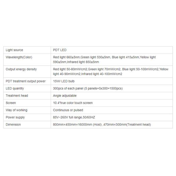 Huamei Bio Light Therapy Medical Beauty Equipment Led PDT Machine for Face Target Area