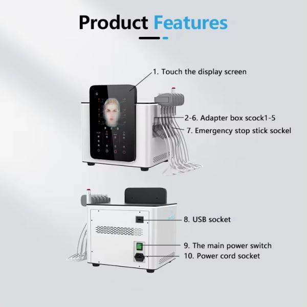 EMS Muscle Stimulator Skin Firming  Facial HILFES PCRF PE-Face Lift Machine