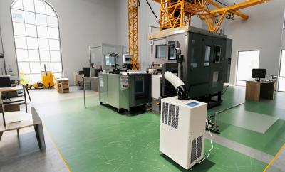 Solar Power Supply Air Spot Cooler High Speed For Industrial Workshops
