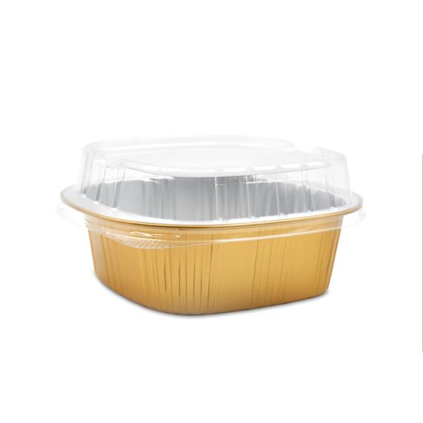 650ml square aluminum foil sealed box