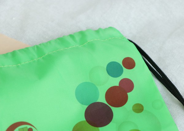Digital Printing Non Woven Polyester Bags Drawstring For Adult / Children Sport
