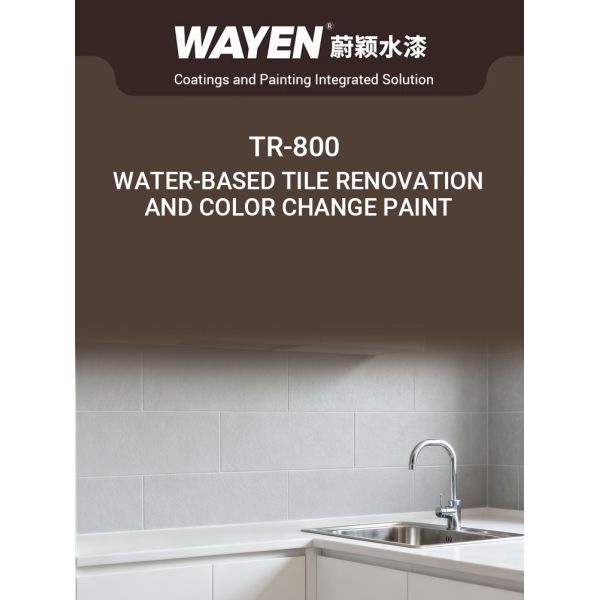 Fast Drying Waterproof Water-based Tile Paint with Strong Adhesion for Ceramic Tile Renovation