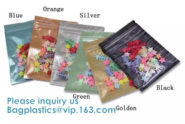 Mylar Plastic Edible, Foil Bag Child Toy Pouch, High Barrier Reclosable Stand Up Zipper Poly Toy Bag