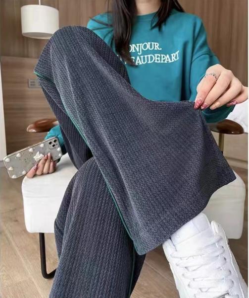 75D/100D Spun yarn Polyester Jacquaand Fashion Designs for Luxury Trousers GSM:190-300g Static-free AZO-free