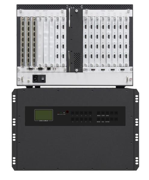 WL-HDVP series video wall controller with 1 U , 2 U, 3.5 U and 7 U casing