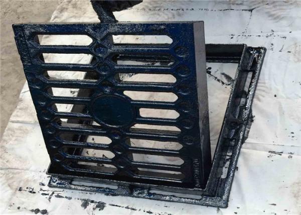 Black Heavy Duty Drain Grate Cover ,  Cast Iron Channel Gully Gratings