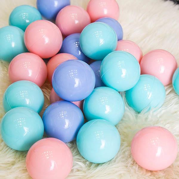 Ocean Plastic Balls For Ball Pit Bulk Multiple Color Nontoxic 10g Per Ball