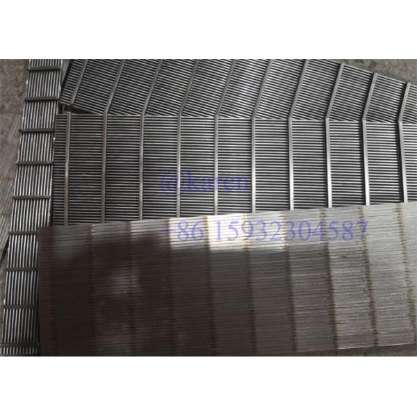 304/316L/321/310S Wedge Johnson Screen Filter Panel / Johnson Vee Wire Screen 23Um