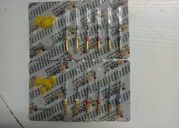 Thermal Treatment Control Memory Niti Rotary File SUP-TAPER NEXT in Gold and Blue