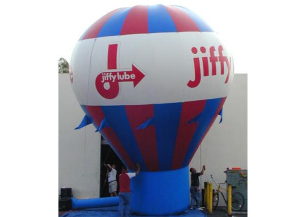 Giant Cartoon Inflatable Advertising Products Panda Ground Balloon For Promotion