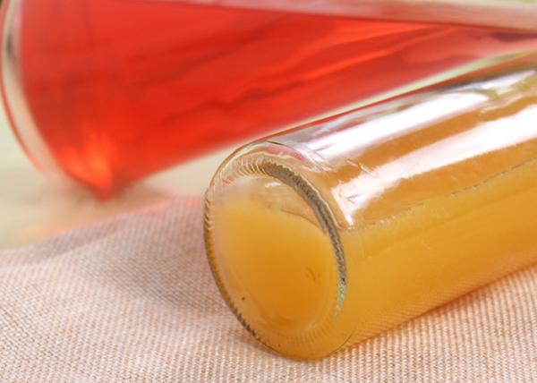 Vidro Juice Bottles 8oz cor clara tampa plástica/de alumínio de 250mlwith da bebida