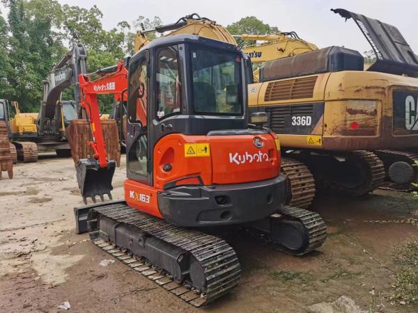 86KW Crawler Excavator Mini Kubota 6 Ton KX163 KX165 KX155 KX161 163 Machine Prices