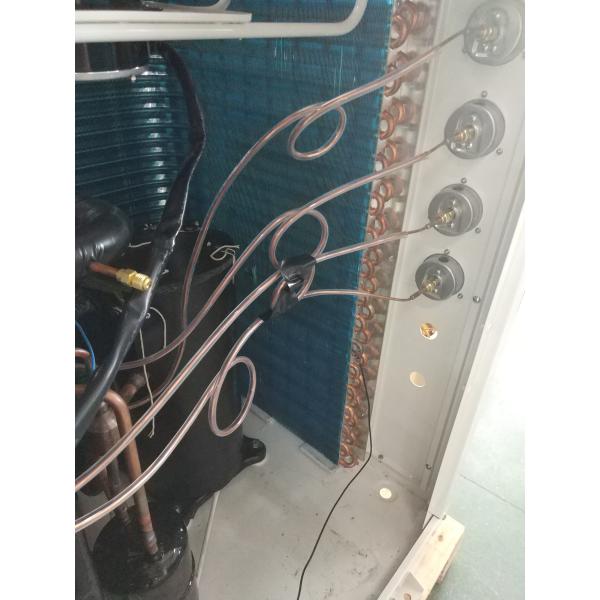 Winter Heating Room 2 Ton Hydronic Heat Pump Galvanized Steel Sheet Compact Structure