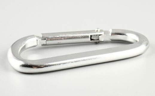 D Shaped Colors Not For Clibmbing Half Flat Aluminum Carabiner, Carabiner Key Chain