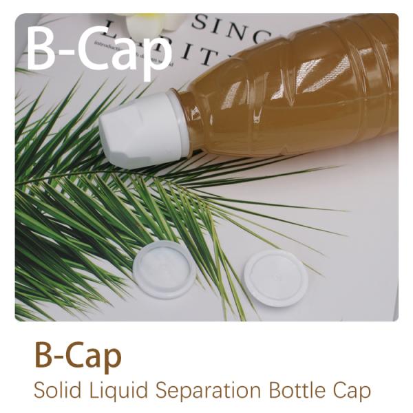 Инновация компостируемый пластик твердо-жидкое отделение Пресс-трещину питательный крышка Для упаковки витаминных напитков