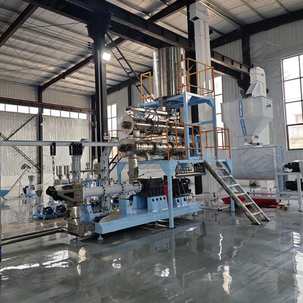 low price Double Screw Extruder Pet & Dog Food Processing Machine Stainless Steel with Motor As Core Component