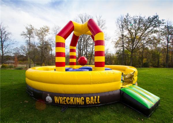 A arena esportiva inflável de Wrecking Ball coloca patim do à prova de água da ginástica o anti