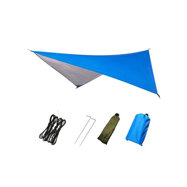 No Splintering Garden Wind Screen Polyester Triangle Awning Waterproof