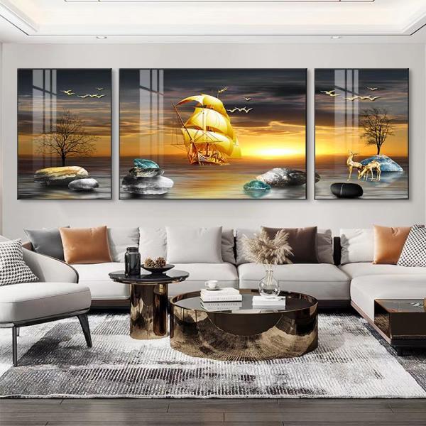 Light Luxury Oval Metal Coffee Table Combination Custom Luxury Modern Coffee Tables