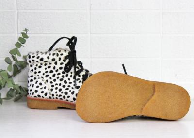 Boys Girls Cowhide British Style Martin Boots