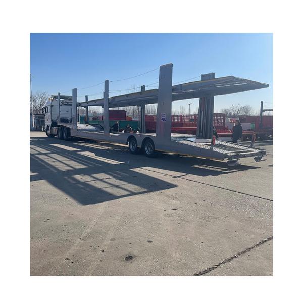 17300mm*2550mm*3800mm Truck Trailer for Car Transportation Construction Machinery