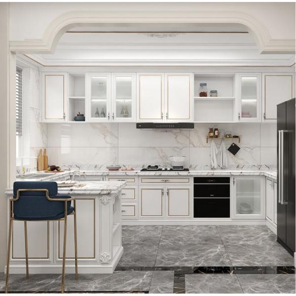 3000mm Solid Wood Kitchen Cabinets