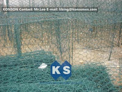 PVC Coated Stone Gabion Box & Gabion Baskets Retaining Wall & Hexagonal Wire Mesh