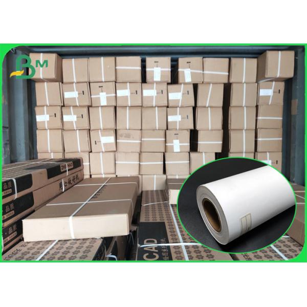 рисовальная бумага 80gsm печати 24inch 36inch CAD струйная бумажная белая проектируя