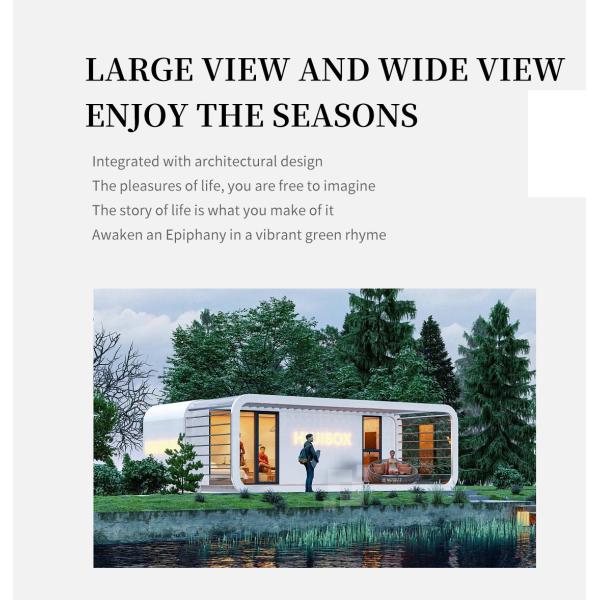 Outdoor mobile apple cabin Hot-sales homestay office meeting room Scenic Apple cabin star room Creative space capsule