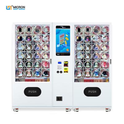 Máquina de venda automática esperta cosmética do produto de cabelo da joia com cremalheira de exposição
